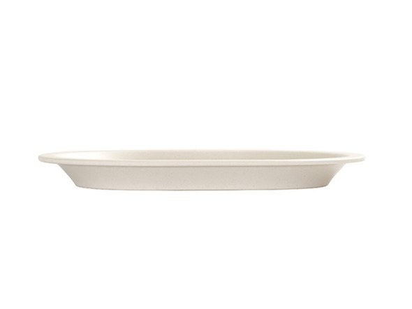Cal-Mil 26123-1612-133 Isla 12" x 16" Ivory Speckle Plate