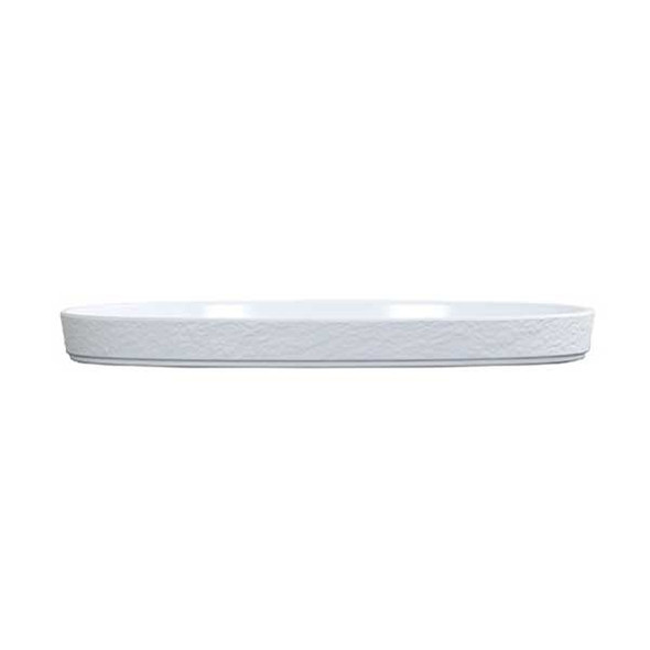 Cal-Mil 26152-711-15 Selene 7 x 11" Platter, White