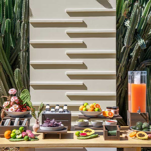 Cal-Mil 28605-3INF-140 Vista 3 Gallon Square Mocha Beverage Dispenser, Infusion