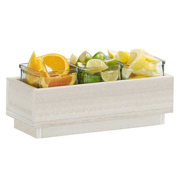 Cal-Mil 28616-141 Vista 3 Jar Display, Coastal