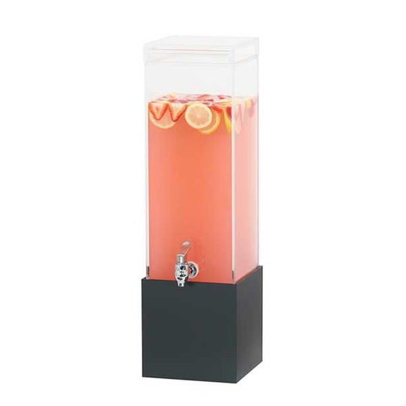 Cal-Mil 28519-3-13 Logan 3 gal. Beverage Dispenser, Square, Black