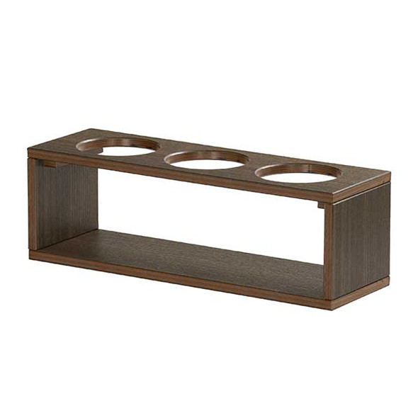 Cal-Mil 28603-3-140 Vista Cylinder Display, Mocha