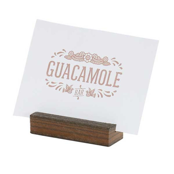 Cal-Mil 28613-140 Vista Card Holder, Mocha