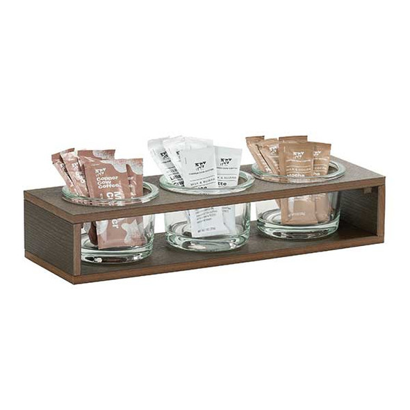 Cal-Mil 28604-5-140 Vista 32 oz. Jar Display, Mocha