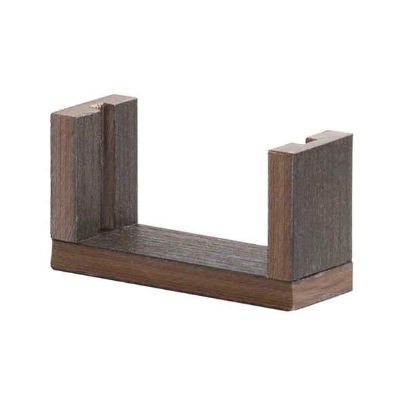 Cal-Mil 28622-46-140 Vista U-Frame 4" x 6" Cardholder, Mocha