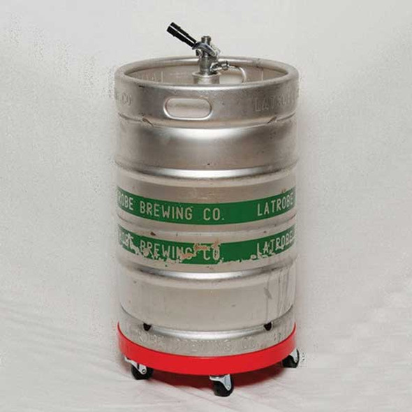 AllPoints 2801974 Slim Beer Keg Dolly, Red