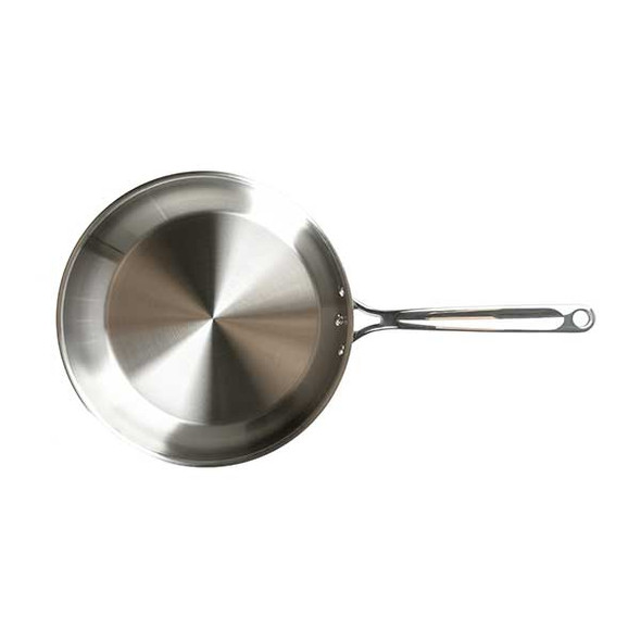 Browne 5724154 Thermalloy Tri-Ply 11" Fry Pan, Stainless Steel