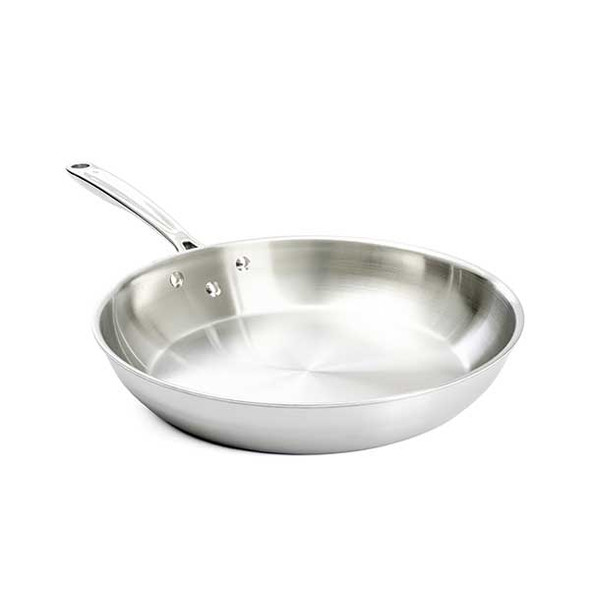 Browne 5724154 Thermalloy 11" Fry Pan, Tri-Ply, ProGrip Handle, 18/8 Stainless Steel