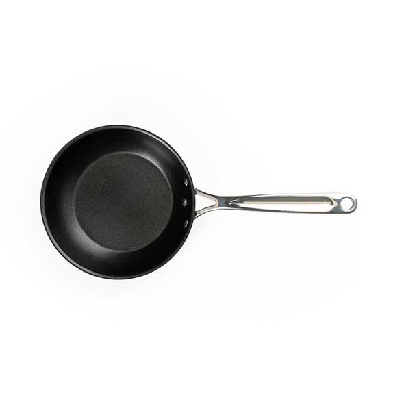 Browne 5724156 Thermalloy 8" Fry Pan, Tri-Ply, ProGrip Handle, 18/8 SS, Non-Stick