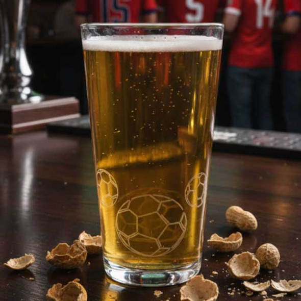 Libbey 1009487 Soccer Tumbler 16 oz. Glass