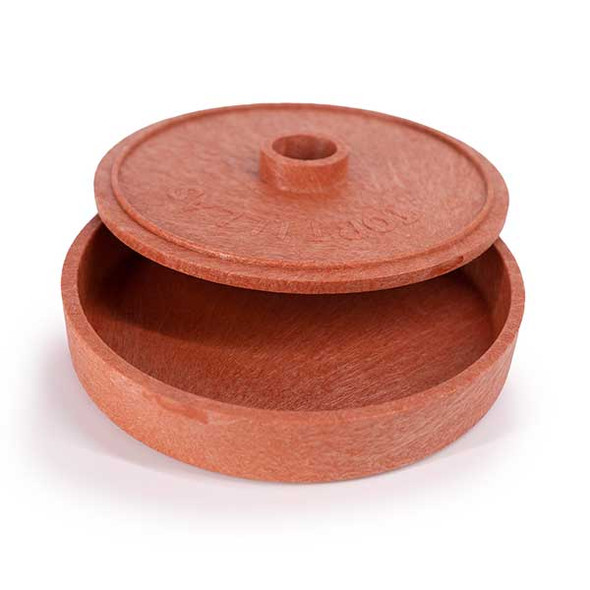 HS Inc. NHS1000-PK Tortilla Server 7" x 1"H, Paprika