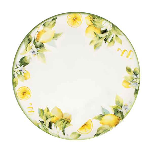 Mikasa 5341921 Sorrento 12-3/4" Mesa Pizza Plate, Yellow