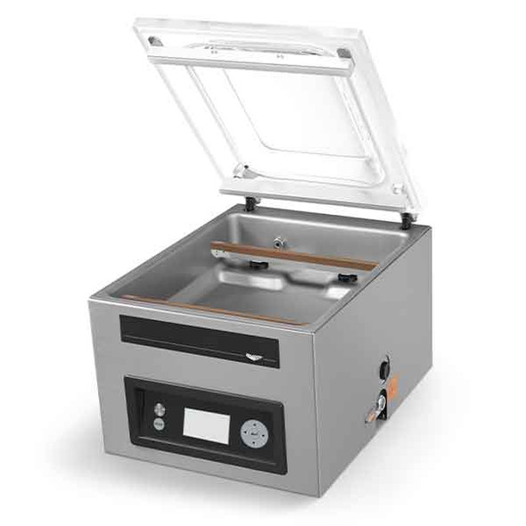 Vollrath 40834 Large In-Chamber Vacuum Sealer, (2) 16" Seal Bars, Advanced Control System, 120V