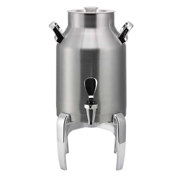 Service Ideas DD15BSMD Thermo-Urn 1.5 gal. Dairy Dispenser, Insulated, Modern Leg, Round