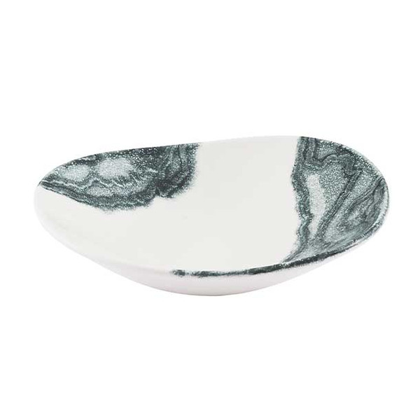 Churchill TDBKOBO81 Inked Tide 21 oz. Opal Organic Bowl, Ceramic, Black