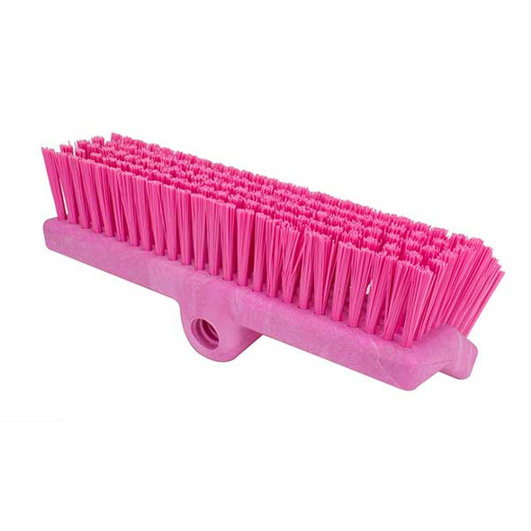 Carlisle 40423EC26 Sparta 10" Floor Scrub Brush Head, Pink