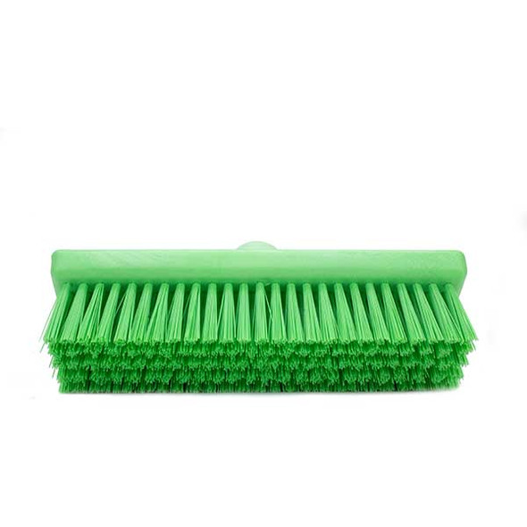 Carlisle 40423EC75 Sparta 10" Floor Scrub Brush Head, Lime