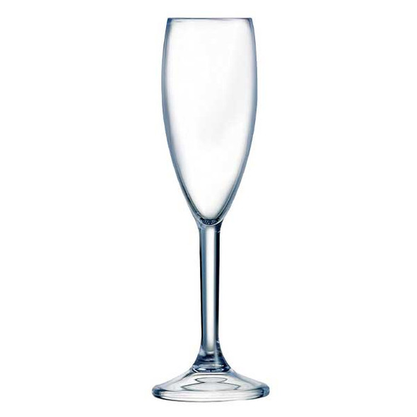 Cardinal E6125 Arcoroc Outdoor Perfect 5 oz. Plastic Champagne Flute Glass - 36/Case