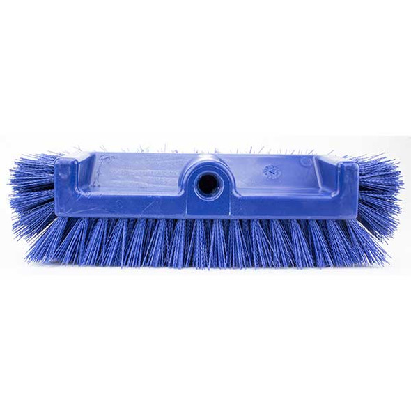 Carlisle 40422EC14 Sparta 12" Floor Scrub Brush Head, End Bristles, Blue
