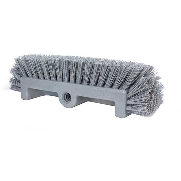 Carlisle 40422EC23 Sparta 12" Floor Scrub Brush Head, End Bristles, Gray