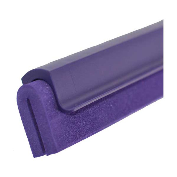 Carlisle 4156868 Sparta 24" Double Foam Squeegee, Purple