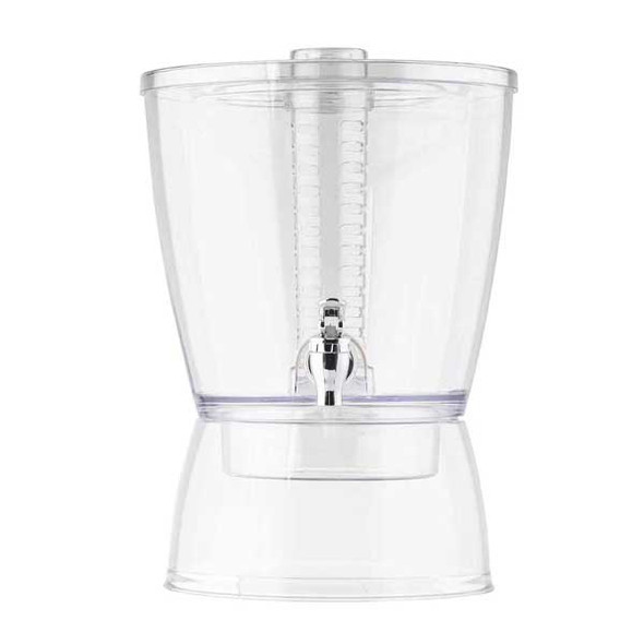 Tablecraft BAD1500 1.5 gal. Beverage Dispenser, Infusion Chamber, Stackable, Round