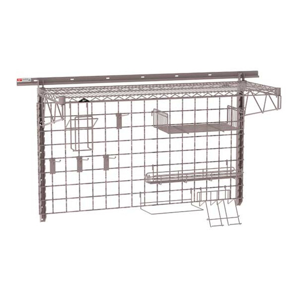 Metro SW-1848K4-30-PIZZA SmartWall 48" x 18" Wall Shelving Pizza Prep Kit