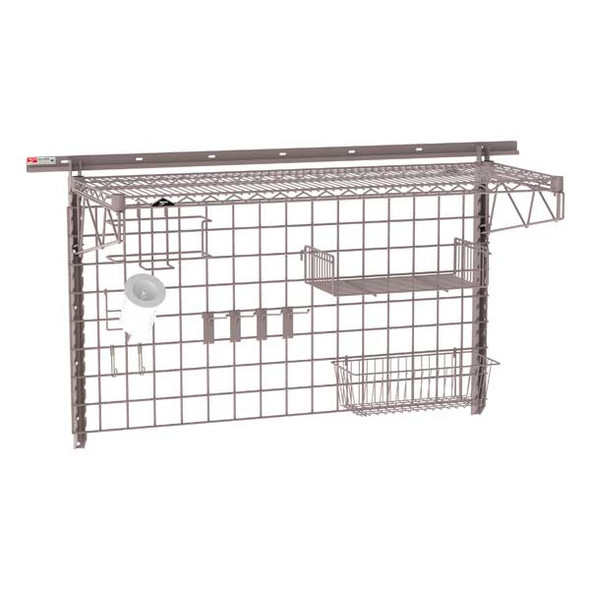 Metro SW-1848K4-30-PREP SmartWall 48" x 18" Wall Shelving Food Prep Kit