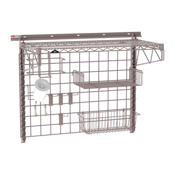Metro SW-1836K4-30-PREP SmartWall 36" x 18" Wall Shelving Food Prep Kit