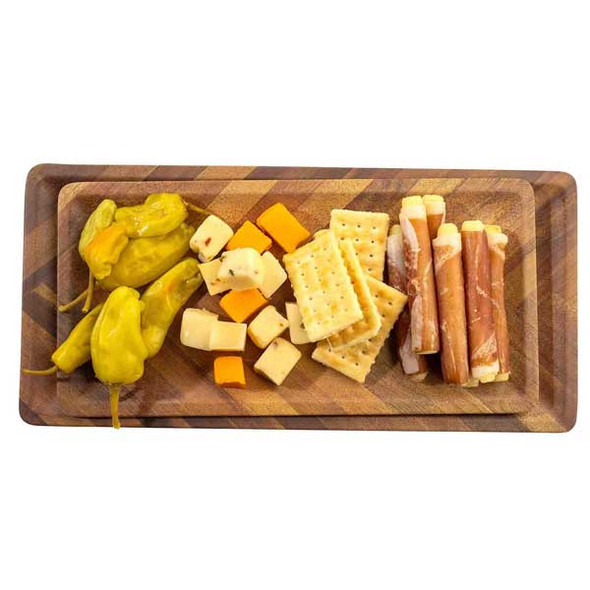 Tablecraft 12921 Aeris Collection 13-3/4" x 6-1/2" Serving Plate, Melamine