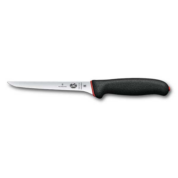 Victorinox 5.6413.15DB Dual Grip 6" Straight Boning Knife, Flexible
