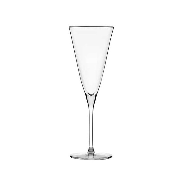 Libbey 9148 Renaissance 7.5 oz. Trumpet Flute, Glass, Clear