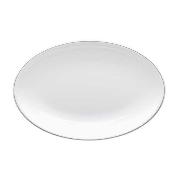 GET BUD13-MOD-WW Bugambilia 19-7/10" Deep Platter, Aluminum, White