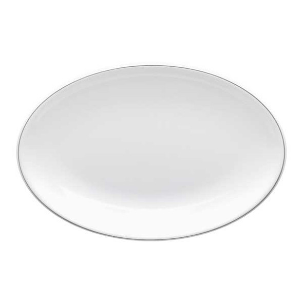GET D2209L-W Viva 9" Coupe Plate, Oval, Melamine, White