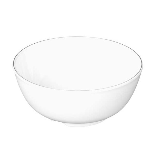 GET KD506L-W Viva 6" Bowl, Round, Melamine, Black Band