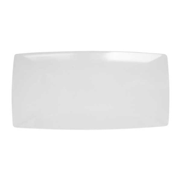 GET ML-287-W Siciliano 15" x 7-1/2" Rectangle Tray, Melamine, White