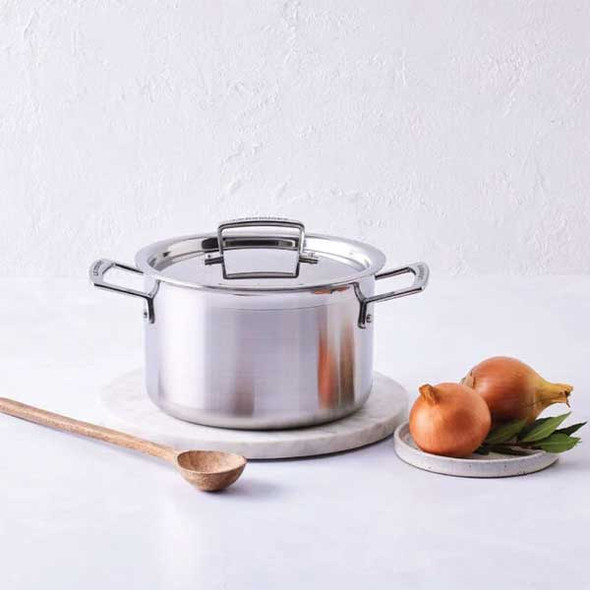 Le Creuset 53002028001001 Classic 10 qt. Stock Pot, Stainless Steel