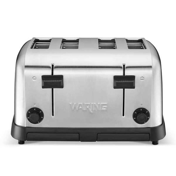 Waring WCT708 4 Slot Toaster, Stainless Steel, 120V