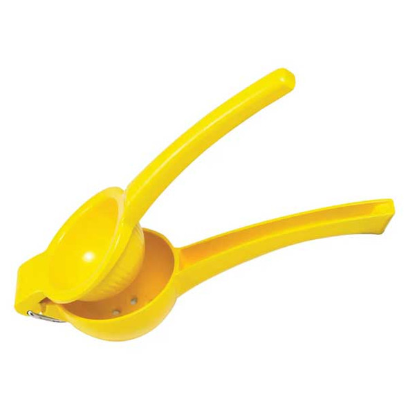 Winco LS-9Y 3" Handheld Lemon Squeezer, Aluminum, Yellow