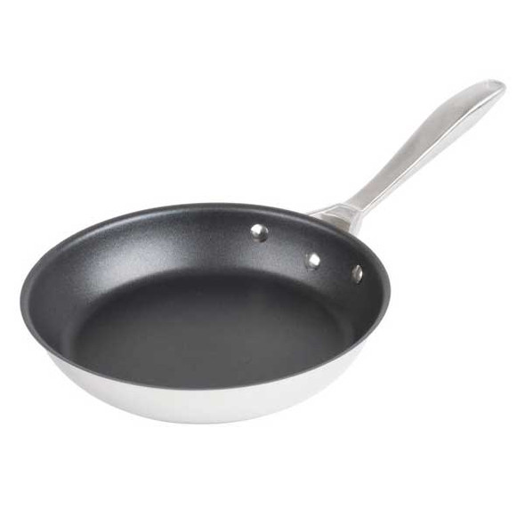 Vollrath 47755 Intrigue 8" Frying Pan, CeramiGuard II, Stainless Steel