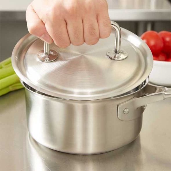 Vollrath 47770 Intrigue 7-1/10" Cover, Stainless Steel