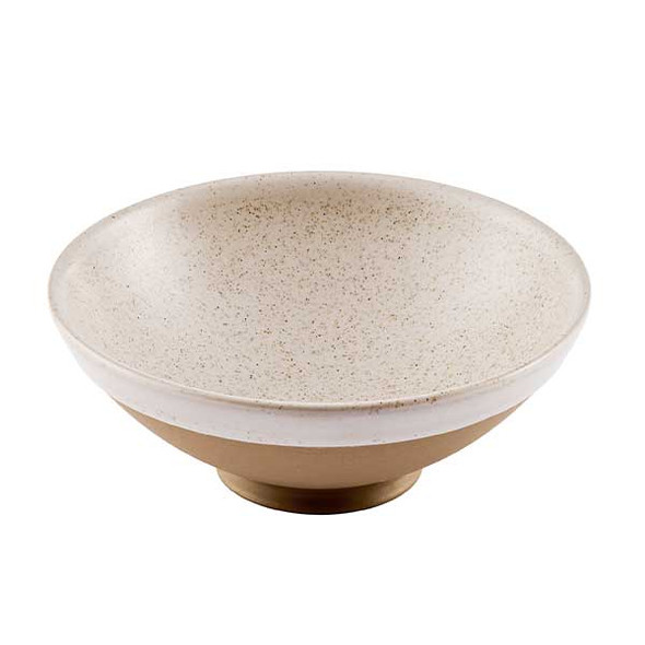 Churchill SEBWEU201 Emerge 35.2 oz. Ramen Bowl, Stoneware, Speckled White