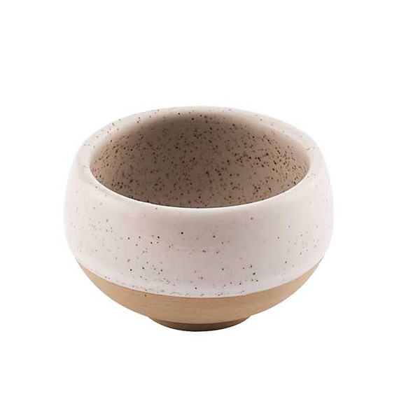 Churchill SEBWEM2 1 Emerge 2 oz. Dip Pot, Stoneware, Speckled White