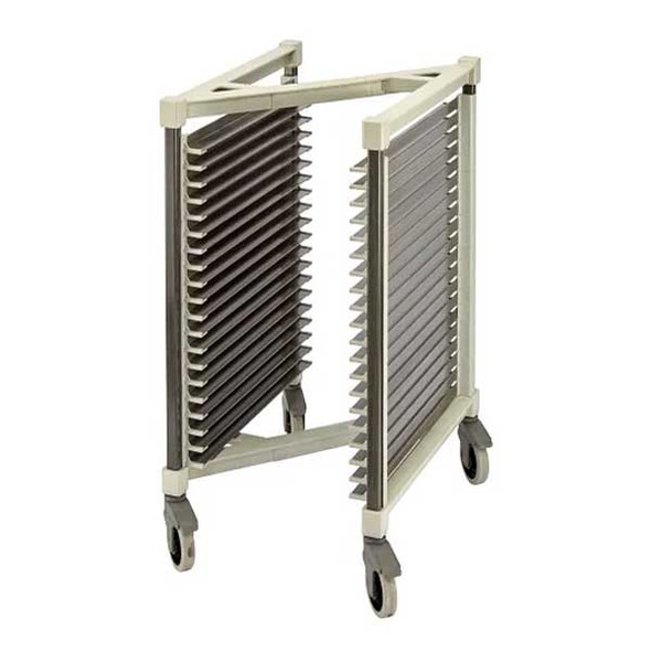 Cambro UZR1826HP20480 Camshelving Ultimate Z-Rack, Half Size, Mobile, Composite