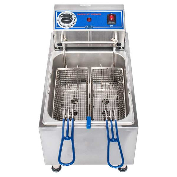 Globe PF16E Chefmate 16 lb. Electric Countertop Fryer, 208-240V