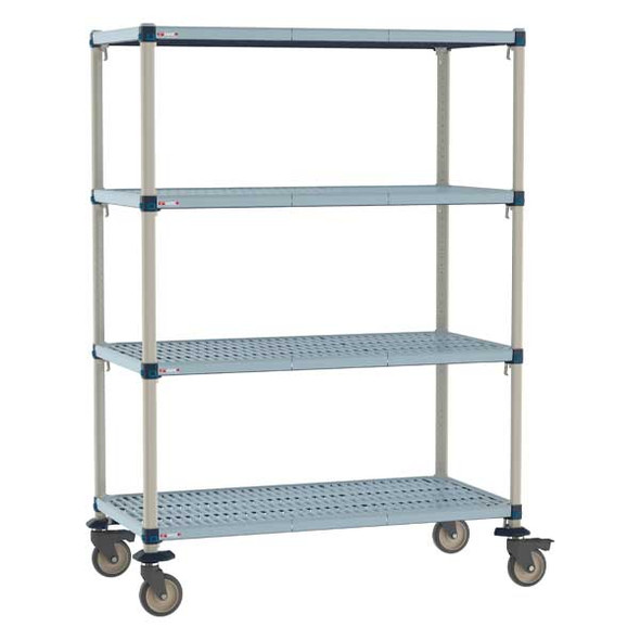 Metro MQ-2436G-68-M4 MetroMax Q 36" x 24" x 68"H 4-Tier Mobile Shelving Unit