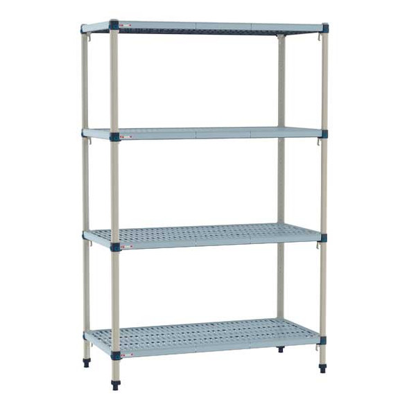 Metro MQ-2436G-74-S4 MetroMax Q 36" x 24" x 74"H 4-Tier Shelving Unit
