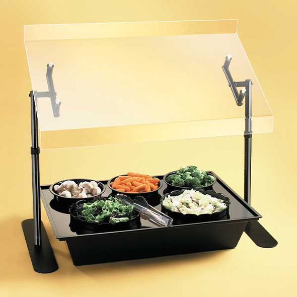 Cal-Mil 751-3 30" Portable Adjustable Single-Sided Sneeze Guard