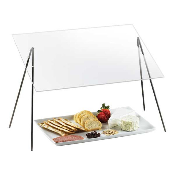 Cal-Mil 1456 27-1/2" Portable Single-Sided Sneeze Guard