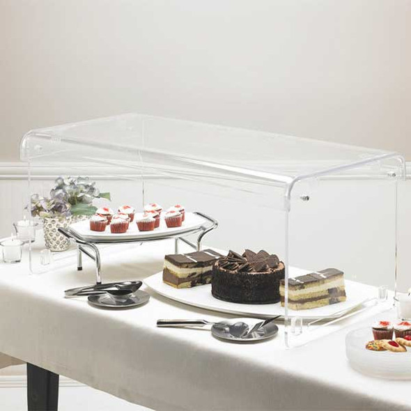 Vollrath MBA92820 36" Mobile Acrylic Sneeze Guard